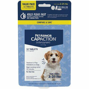 Petarmor Capaction Flea Tabs for Dogs, Choose Size